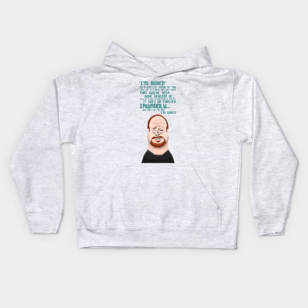 Louis CK Kids Hoodie by Xander13